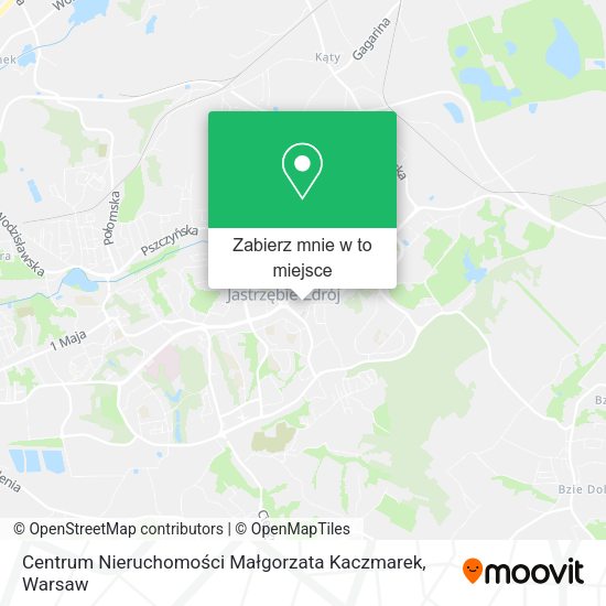 Mapa Centrum Nieruchomości Małgorzata Kaczmarek