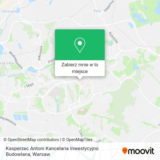 Mapa Kasperzec Antoni Kancelaria Inwestycyjno Budowlana