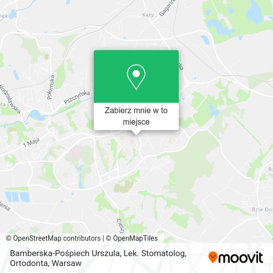 Mapa Bamberska-Pośpiech Urszula, Lek. Stomatolog, Ortodonta