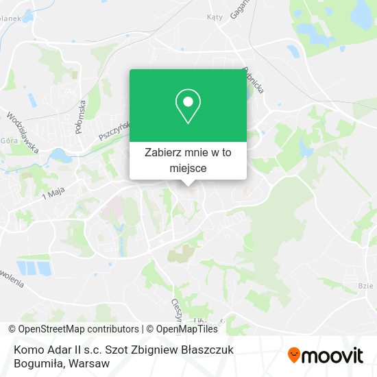 Mapa Komo Adar II s.c. Szot Zbigniew Błaszczuk Bogumiła