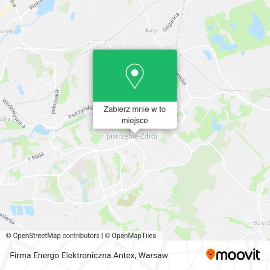 Mapa Firma Energo Elektroniczna Antex