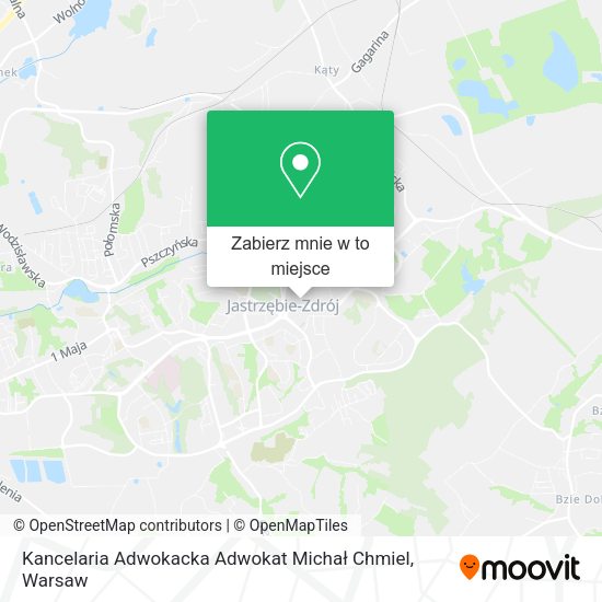 Mapa Kancelaria Adwokacka Adwokat Michał Chmiel