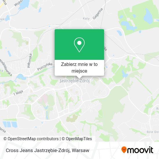 Mapa Cross Jeans Jastrzębie-Zdrój