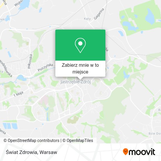 Mapa Świat Zdrowia