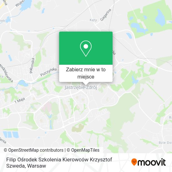 Mapa Filip Ośrodek Szkolenia Kierowców Krzysztof Szweda