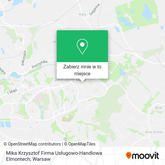 Mapa Mika Krzysztof Firma Usługowo-Handlowa Elmontech