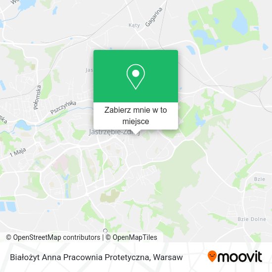 Mapa Białożyt Anna Pracownia Protetyczna