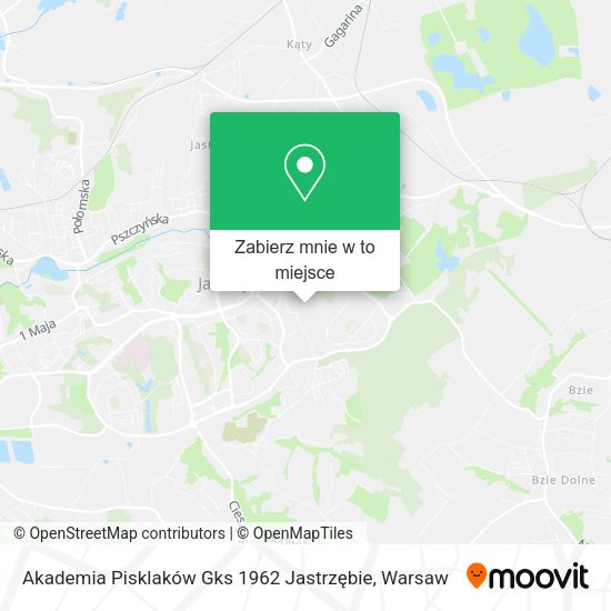 Mapa Akademia Pisklaków Gks 1962 Jastrzębie