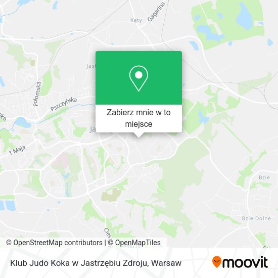 Mapa Klub Judo Koka w Jastrzębiu Zdroju