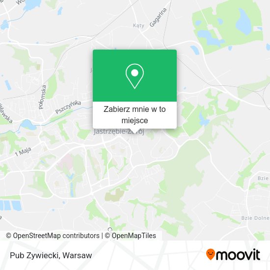 Mapa Pub Zywiecki