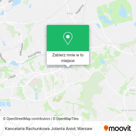 Mapa Kancelaria Rachunkowa Jolanta Anioł