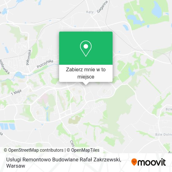 Mapa Usługi Remontowo Budowlane Rafał Zakrzewski