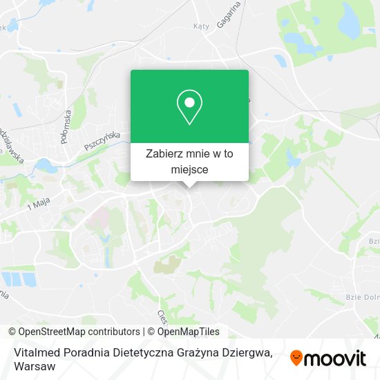 Mapa Vitalmed Poradnia Dietetyczna Grażyna Dziergwa