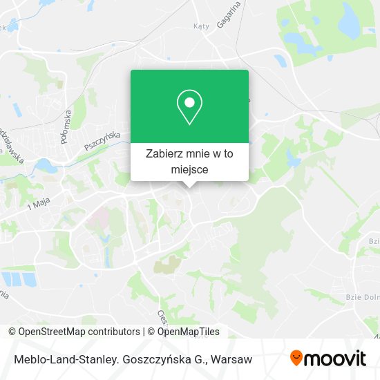 Mapa Meblo-Land-Stanley. Goszczyńska G.