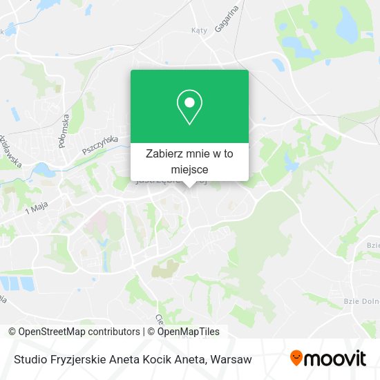 Mapa Studio Fryzjerskie Aneta Kocik Aneta