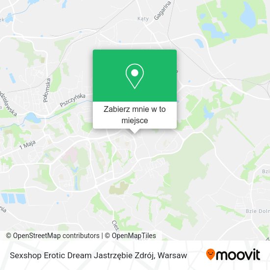 Mapa Sexshop Erotic Dream Jastrzębie Zdrój