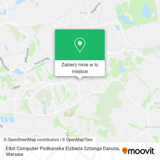 Mapa Elbit Computer Podkanska Elzbieta Sztanga Danuta