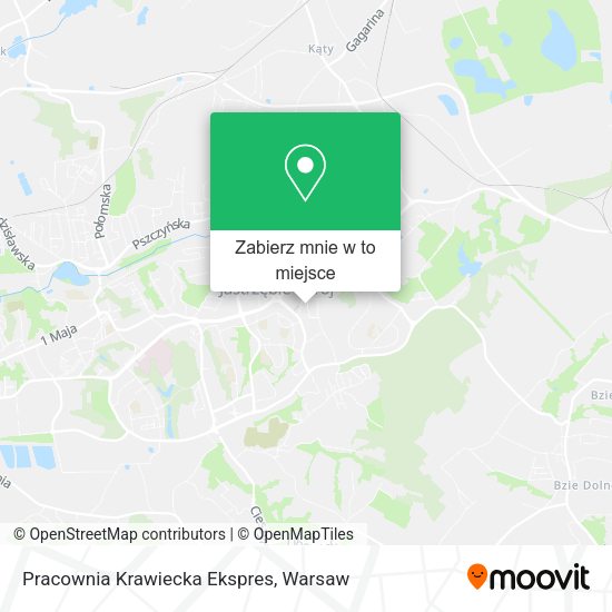 Mapa Pracownia Krawiecka Ekspres