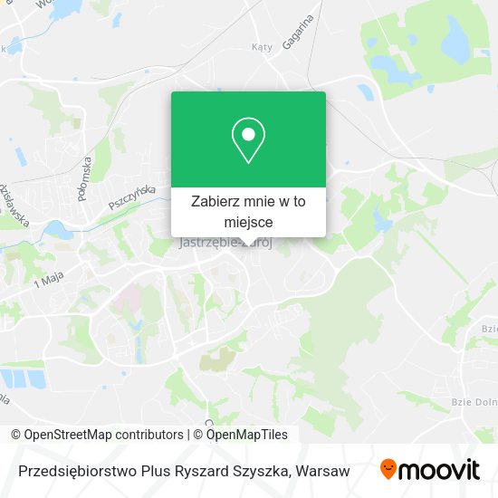 Mapa Przedsiębiorstwo Plus Ryszard Szyszka