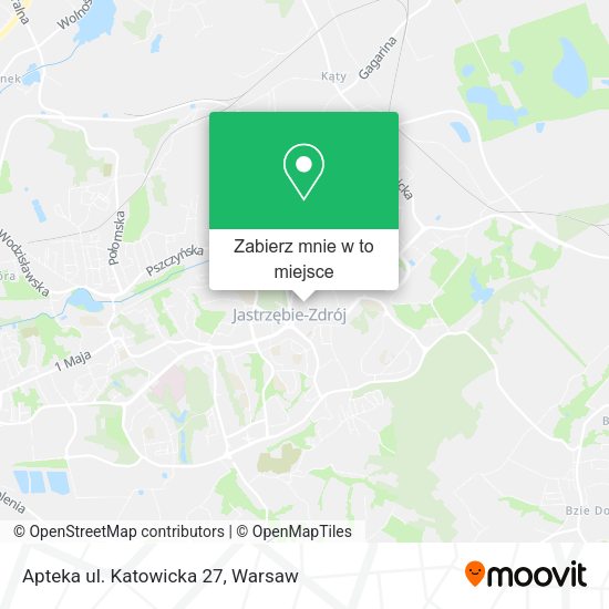 Mapa Apteka ul. Katowicka 27