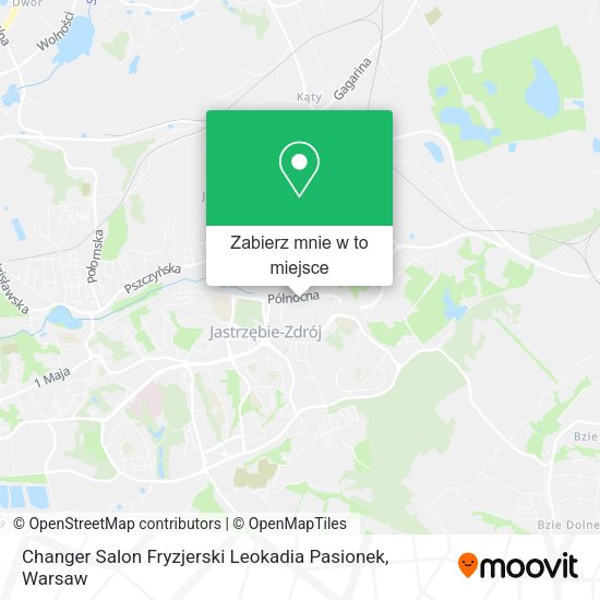 Mapa Changer Salon Fryzjerski Leokadia Pasionek