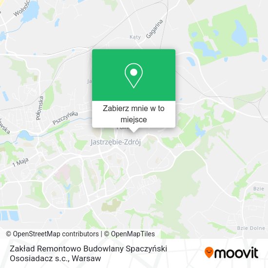 Mapa Zakład Remontowo Budowlany Spaczyński Ososiadacz s.c.