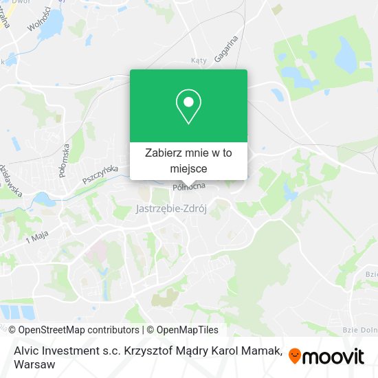 Mapa Alvic Investment s.c. Krzysztof Mądry Karol Mamak