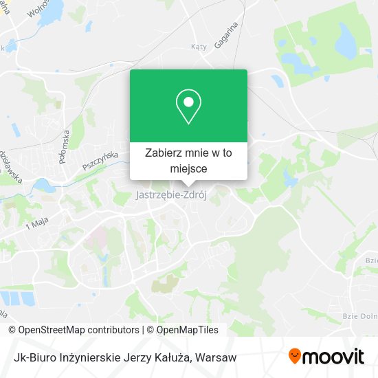 Mapa Jk-Biuro Inżynierskie Jerzy Kałuża