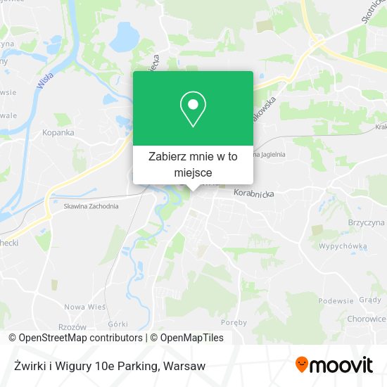 Mapa Żwirki i Wigury 10e Parking