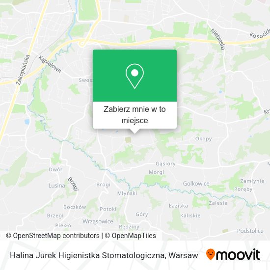 Mapa Halina Jurek Higienistka Stomatologiczna