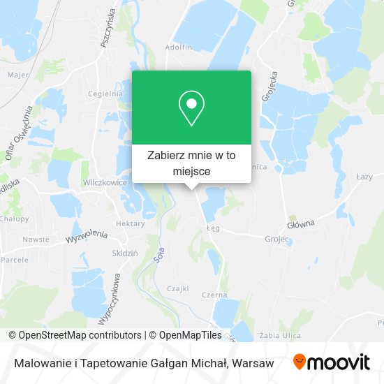 Mapa Malowanie i Tapetowanie Gałgan Michał