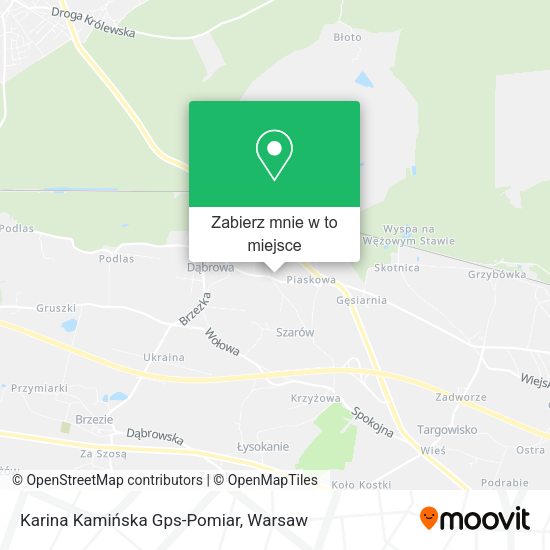 Mapa Karina Kamińska Gps-Pomiar