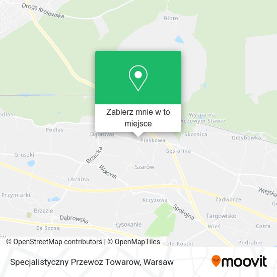 Mapa Specjalistyczny Przewoz Towarow