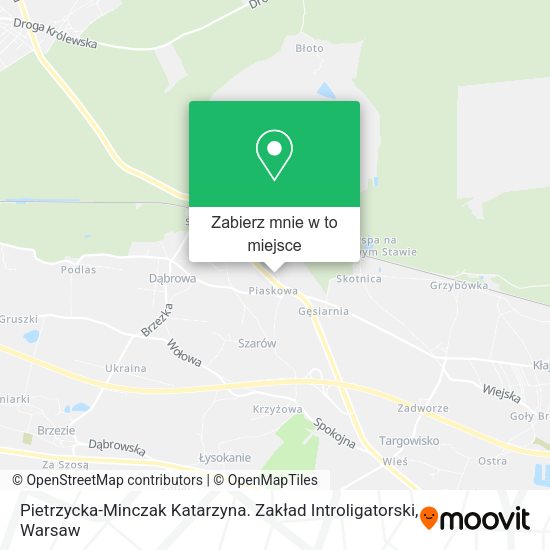 Mapa Pietrzycka-Minczak Katarzyna. Zakład Introligatorski