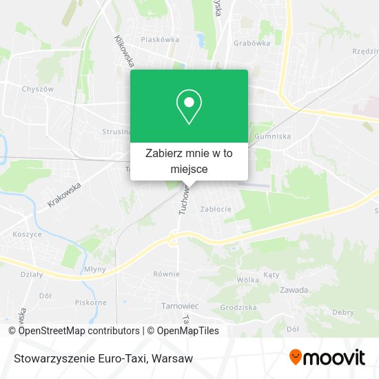 Mapa Stowarzyszenie Euro-Taxi