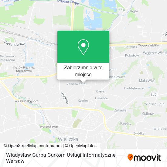 Mapa Władysław Gurba Gurkom Usługi Informatyczne