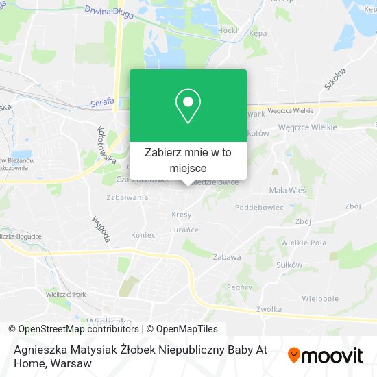 Mapa Agnieszka Matysiak Żłobek Niepubliczny Baby At Home