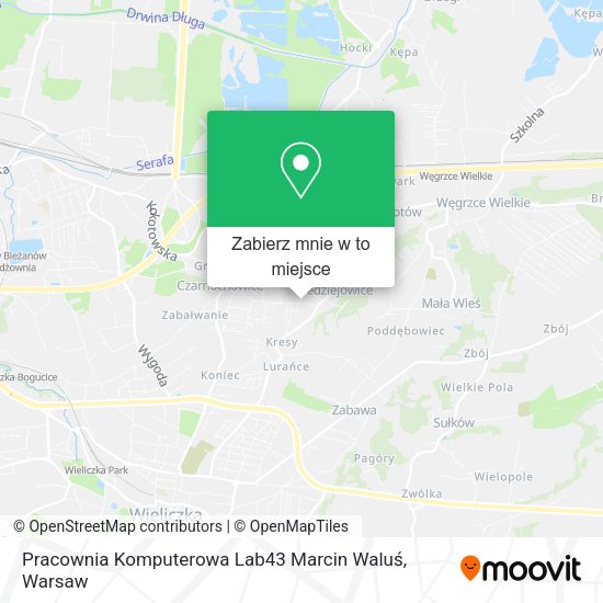 Mapa Pracownia Komputerowa Lab43 Marcin Waluś