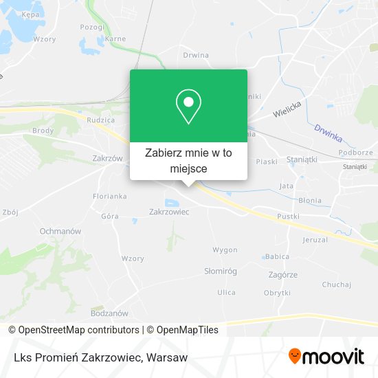 Mapa Lks Promień Zakrzowiec