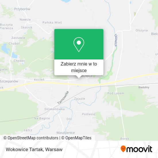 Mapa Wokowice Tartak