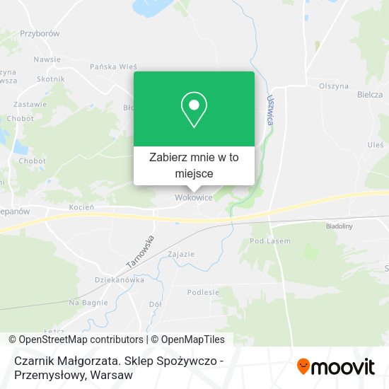 Mapa Czarnik Małgorzata. Sklep Spożywczo - Przemysłowy