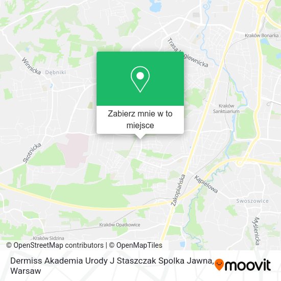 Mapa Dermiss Akademia Urody J Staszczak Spolka Jawna