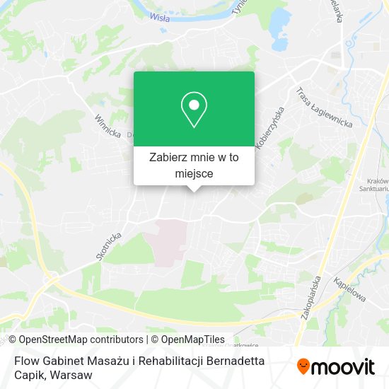 Mapa Flow Gabinet Masażu i Rehabilitacji Bernadetta Capik