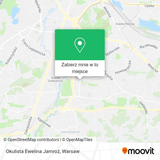 Mapa Okulista Ewelina Jamroż