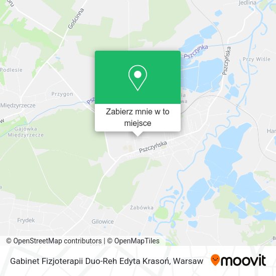 Mapa Gabinet Fizjoterapii Duo-Reh Edyta Krasoń