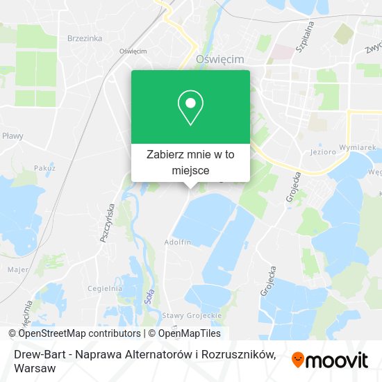 Mapa Drew-Bart - Naprawa Alternatorów i Rozruszników