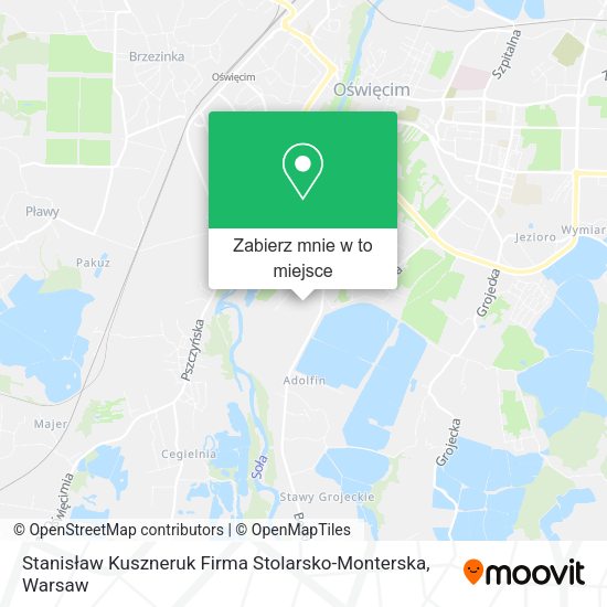 Mapa Stanisław Kuszneruk Firma Stolarsko-Monterska