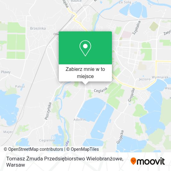 Mapa Tomasz Żmuda Przedsiębiorstwo Wielobranżowe