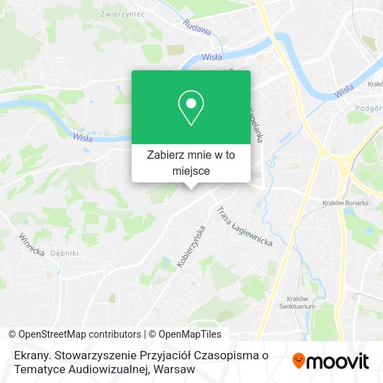 Mapa Ekrany. Stowarzyszenie Przyjaciół Czasopisma o Tematyce Audiowizualnej