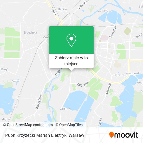 Mapa Puph Krzyżecki Marian Elektryk